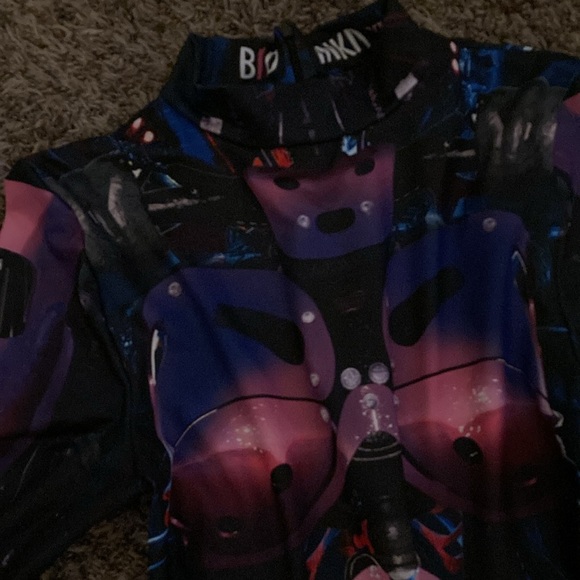 Space Themed Bodysuit Size L - Picture 4 of 6